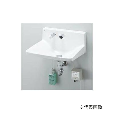 INAX - /LIXIL 【YL-A955H2F】ハイバックガード洗面器 L大きさ 床水 手持ち部分水栓 水石ケンふり出し栓付 水抜き金具別売 受注約1週〔HC〕 洗面ボウル-住宅設備-浴室、浴槽、洗面所