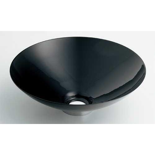 卸売り卸売りカクダイ丸型手洗器 ブラック トイレ