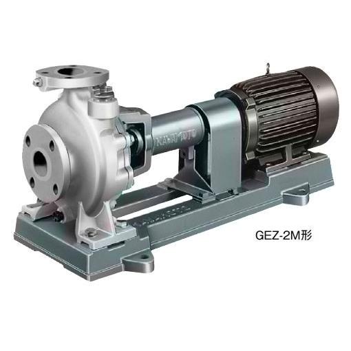 ●川本ポンプ【GEZ406-2ME1.5】60Hz 渦巻ポンプ 三相200V 1.5kW GEZ-2M形 カワホープ 海水用ポンプ ナイロンコーティング品〔GA〕