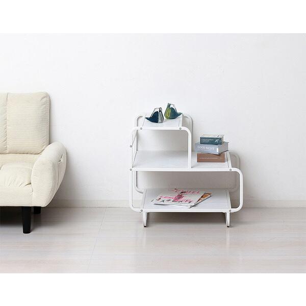 白木目調　ラック 楽天市場】キャビネット リビングラック 収納棚 収納ラック