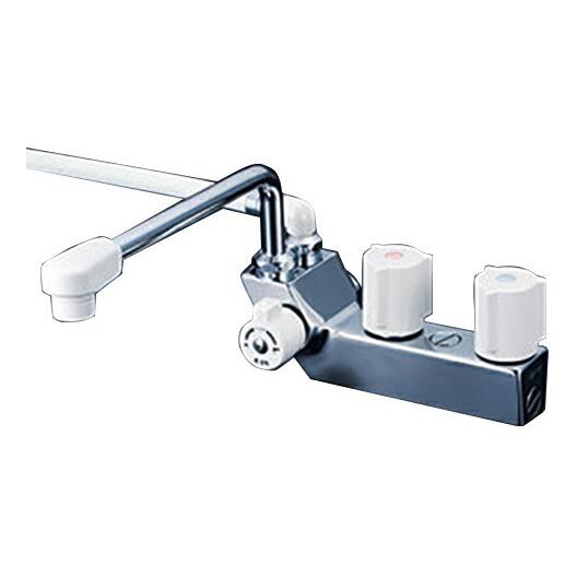 KVK ◇在庫有り！KVK【KF207N】デッキ型一時止水付2ハンドルシャワー