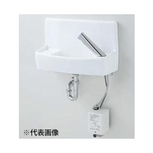 INAX/LIXIL【L-A74TM2D/BW1】ピュアホワイト 壁付手洗器(自動水栓・アクエナジー/泡沫式)ハイパーキラミック 床給水・壁排水 水石けん入れ付タイプ