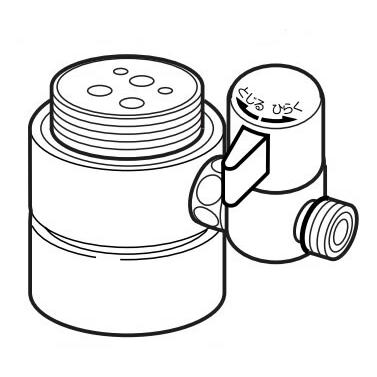 分岐水栓　NSJ-SME7 ナニワ製作所 【NSP-SME7】浄水器・食器洗い乾燥機用分岐水栓 シングル