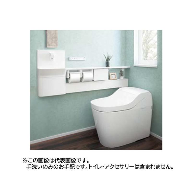 ▲パナソニック アラウーノ専用手洗い【XCH1ENHL】カウンタータイプ 連動水栓 小物収納なし 左設置〔GJ〕