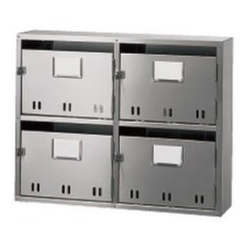 ###u.神栄ホームクリエイト郵便受箱 BL集合郵便受箱(SA型) BL商品 4戸用 2段2列