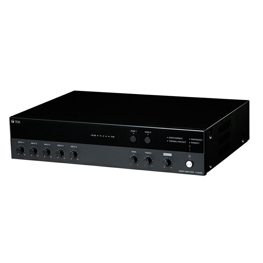 ●Яティーオーエー/TOA 音響機器【A-3512D】PAアンプ 120W 2局