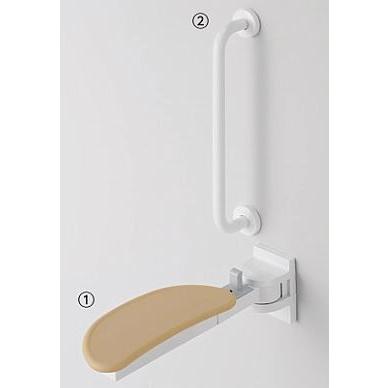 TOTO 前方ボード(スイングタイプ/I型手すりセット)【EWCS740】立ち座り・座位保持用〔GE〕