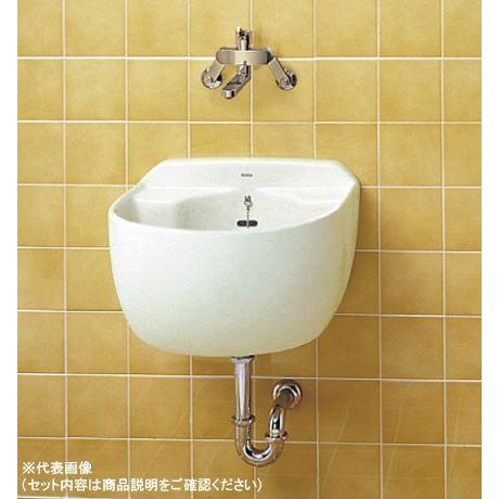 ####TOTO セット品番【SK507+TKS05311J】洗濯用流し(大形) 壁付シングル混合水栓 床排水金具(Sトラップ)｜iisakura39