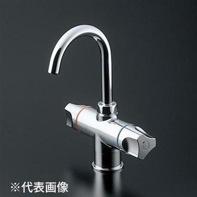 TOTO TOTO【TLS21-1E】元止め式台付2ハンドル混合水栓（電器温水器用