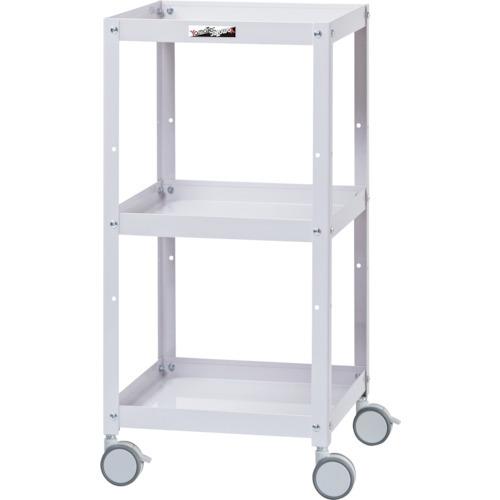 u.ヤマキン/山金工業コンビニワゴン 双輪キャスター 3段 W400mm×D400mm