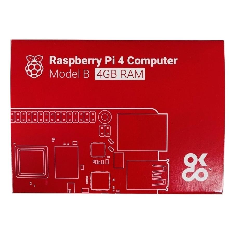 【電源セット品】Raspberry Pi4 ModelB 4GB ラズベリーパイ4 電源セット【技適対応品】(Pi4本体・5V/3A電源アダプタ1.0m Type C) |  | 03