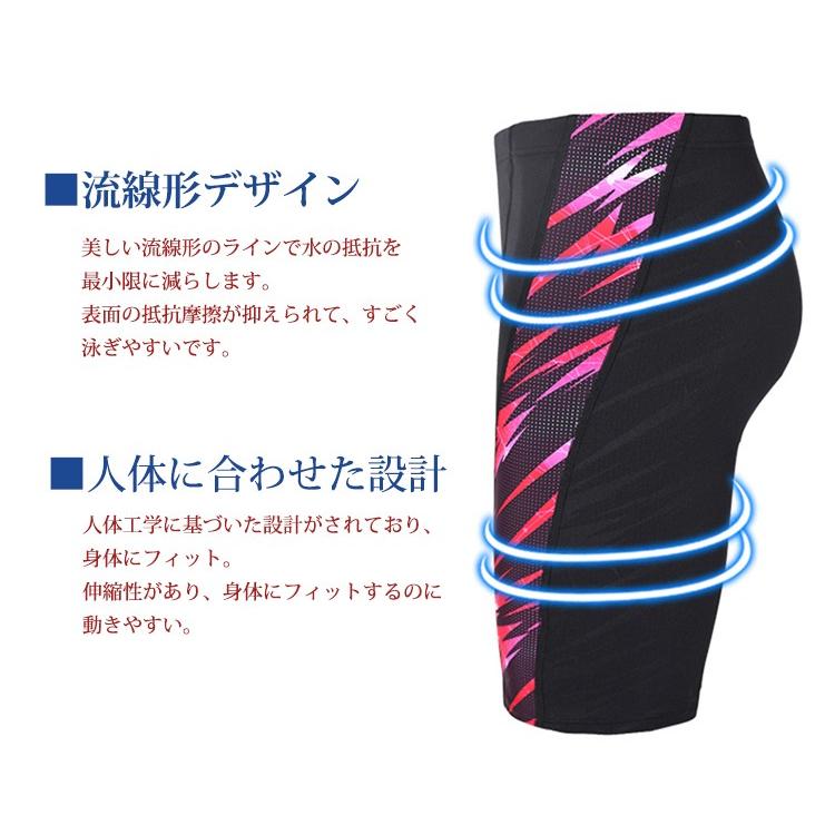 競泳水着 メンズ 水着 フィットネス 男性 サーフパンツ 水泳 スパッツ 85099 SUCCUL｜iisense｜03