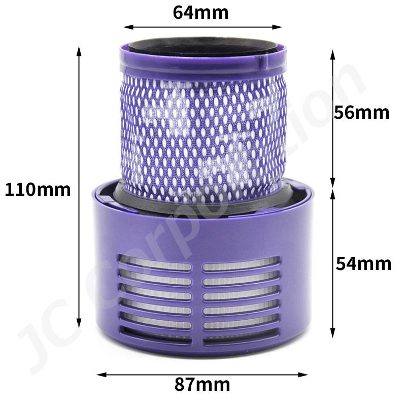 ダイソン①V10SV12 ２ヘッドから選択　新品交換フィルタ　純正高容量バッテリ Dyson（ダイソン） 【フィルター＋充電器セット】iieco V10 SV12 対応