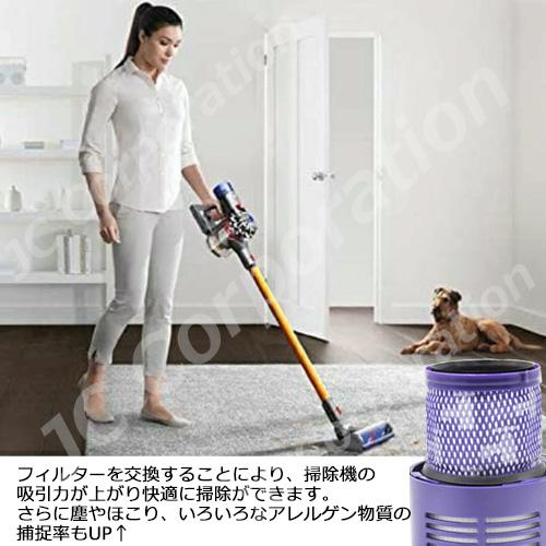 ダイソン掃除機　SV12用バッテリーとフィルター Dyson ダイソン V10 SV12 対応 互換 バッテリー ネジ・ドライバー付＋
