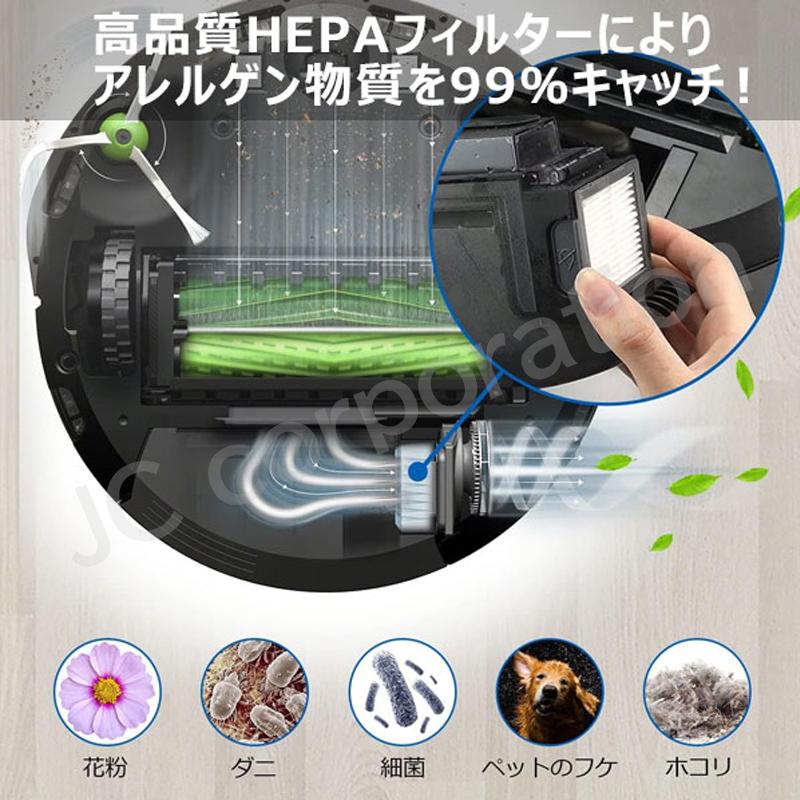 JCコーポレーション ルンバ対応 e5用 フィルター 2個セット 交換