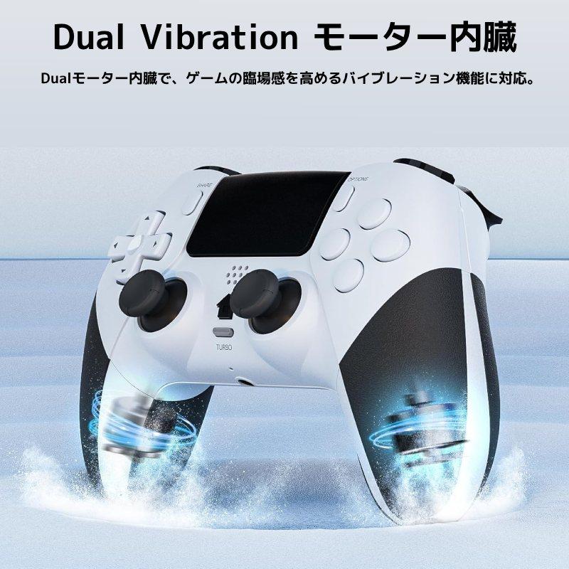 JCコーポレーション PS5 PC対応 ワイヤレス コントローラー Bluetooth