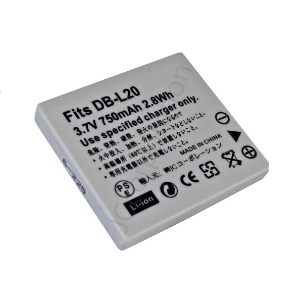 【中古】 SANYO DB-L20 DMX-C1専用 リチウムイオン電池 JCコーポレーション サンヨー SANYO DB-L20 DB-L20A DB-L20AU 互換