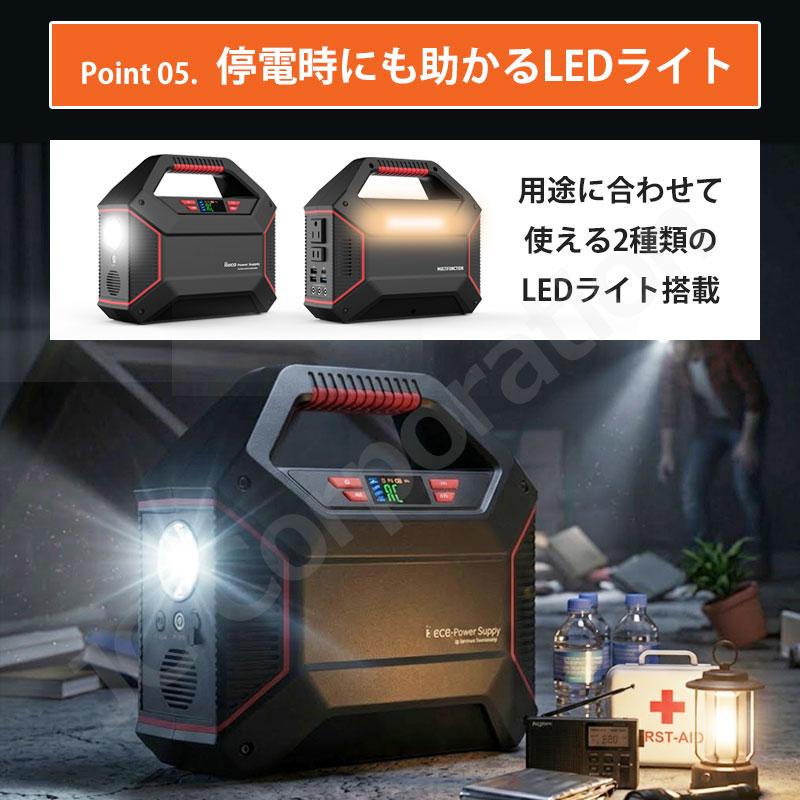 JCコーポレーション (即納) iieco ポータブル電源 S365 大容量 ac出力