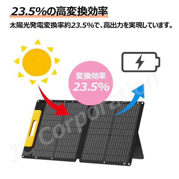 JCコーポレーション iieco 120W 出力 ソーラーパネル 折りたたみ