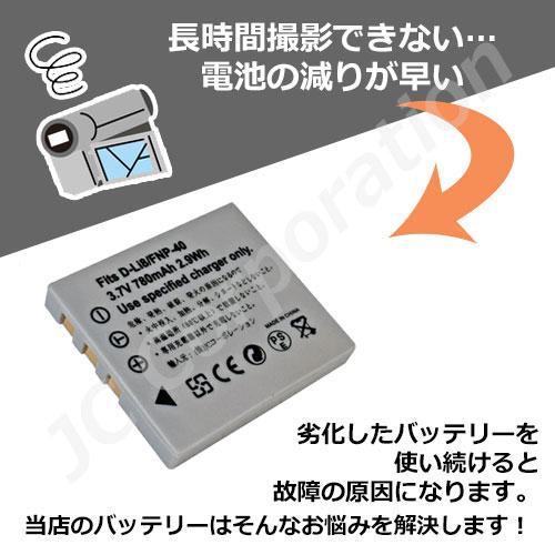 充電器セット ペンタックス (PENTAX) D-Li8 / D-Li85 互換バッテリー