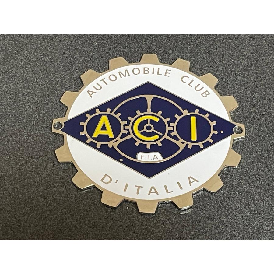 イタリア自動車クラブ ACI グリル バッジ カー バッチ : イー 