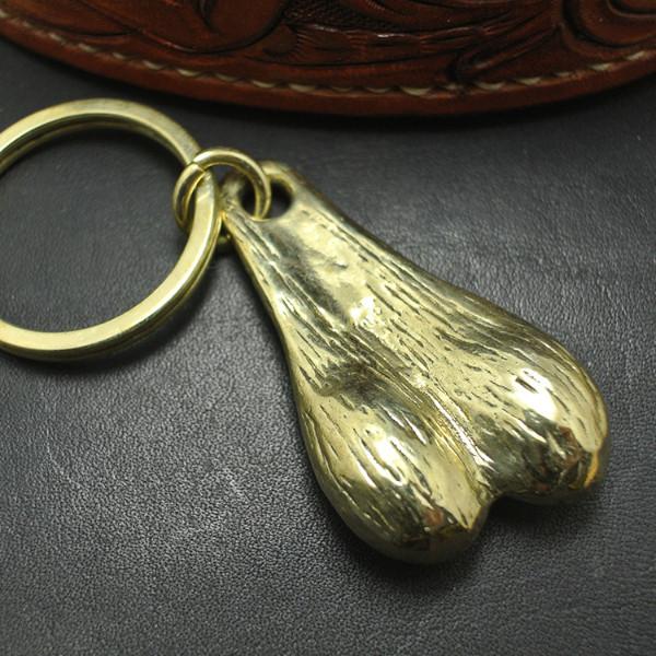 ブルズボール キーホルダー トラックナッツ お守り 金運 キーリング