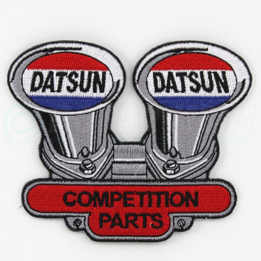 希少 DATSUN ダットサン Competition Parts 刺繍ワッペン 日産 旧車