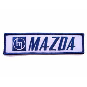 希少 MAZDA マツダ m旧ロゴ 刺繍ワッペン アイロン接着 RX-7 サバンナ 