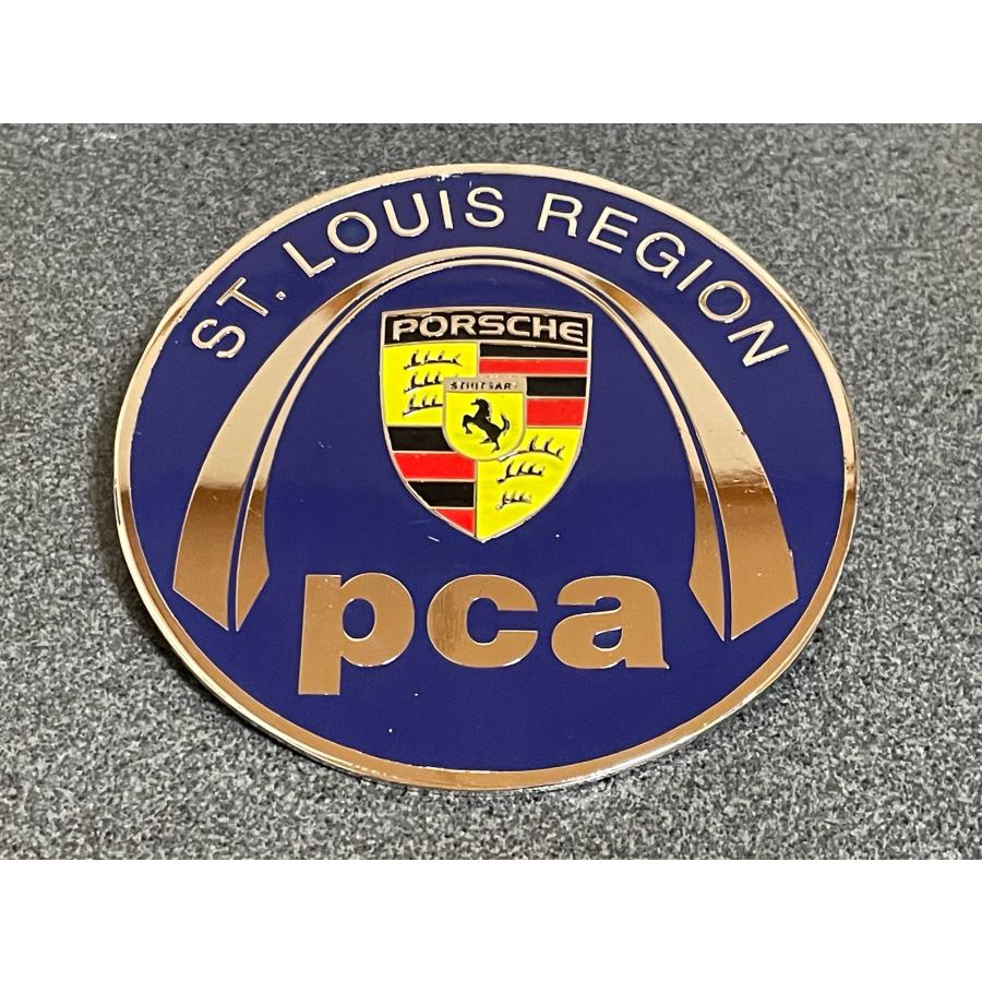PCA ポルシェ クラブ アメリカ セントルイス グリルバッジ カーバッジ 