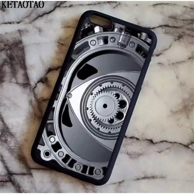マツダ RX-7 RX-8 ロータリー エンジン iPhone スマホ ケース : イー