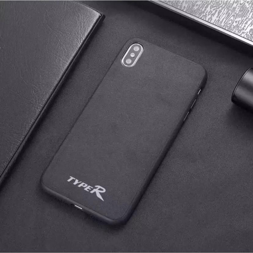 ホンダ シビック タイプR ロゴ アルカンターラ iPhone スマホ ケース