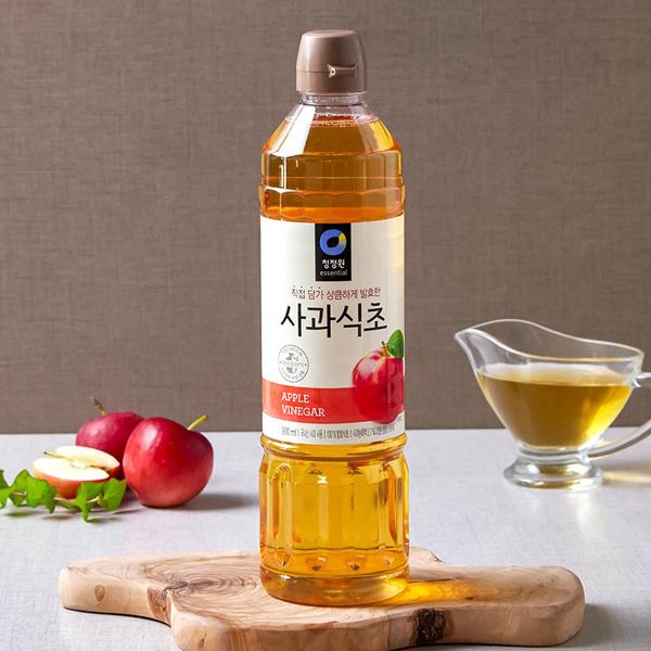 [清浄園] りんご酢 リンゴ酢 900ml 韓国調味料 韓国食材 韓国冷麺・ビビン麺に加えてもっとおいしく
