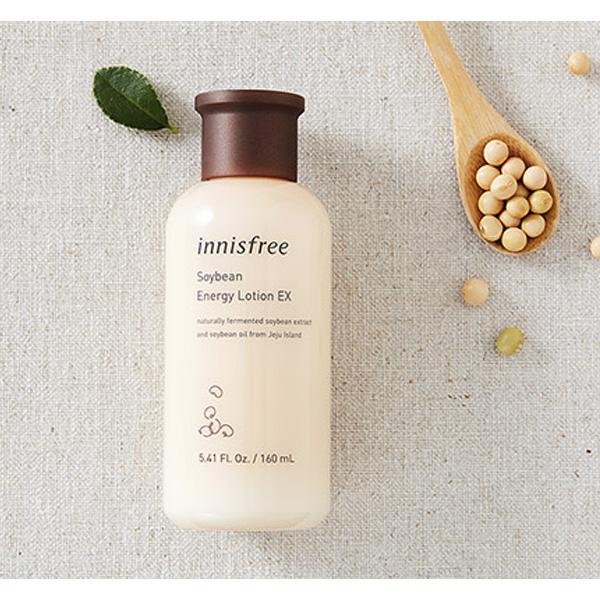 [innisfree]イニスフリーソイビーンエネルギーローションEX / 160ml エマルジョン スキンケア 低刺激 韓国コスメ 弱酸性
