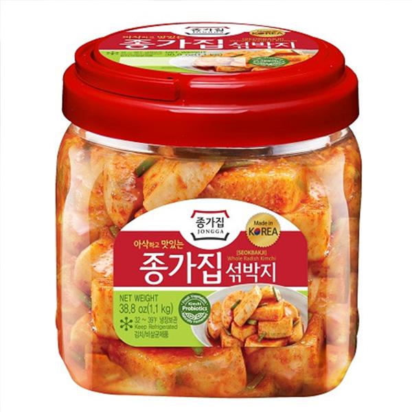 [宗家] ソクバクジ キムチ / 1.1kg チョンガ だいこん 大根キムチ 韓国キムチ(冷蔵)「入荷日：2023.03.30] jg025