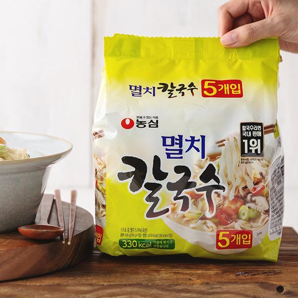 [農心] イワシカルクッス   98g×5個入りパック　韓国ラーメン 煮干しカルグクス