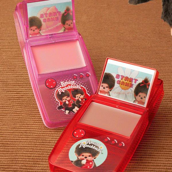 AMUSE × モンチッチ ゲーム機 リップ＆チーク ヘルシーバーム / 本品＋