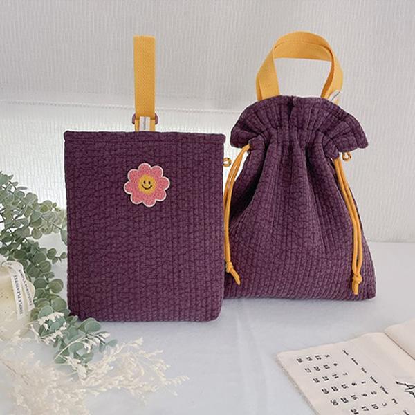 最終値下げ中入学入園handmade lulu ヌビバッグの 3点セット RURU] イブル ヌビバッグ 入園入学3点セット 選べるヌビ生地＆選べる