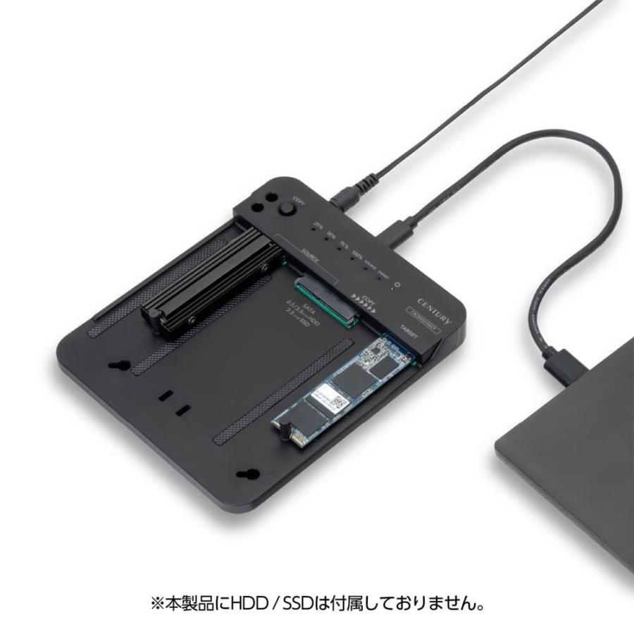CENTURY 裸族のどれで〜もステーション&クローン(CRCSNSU10GCP) 外付け