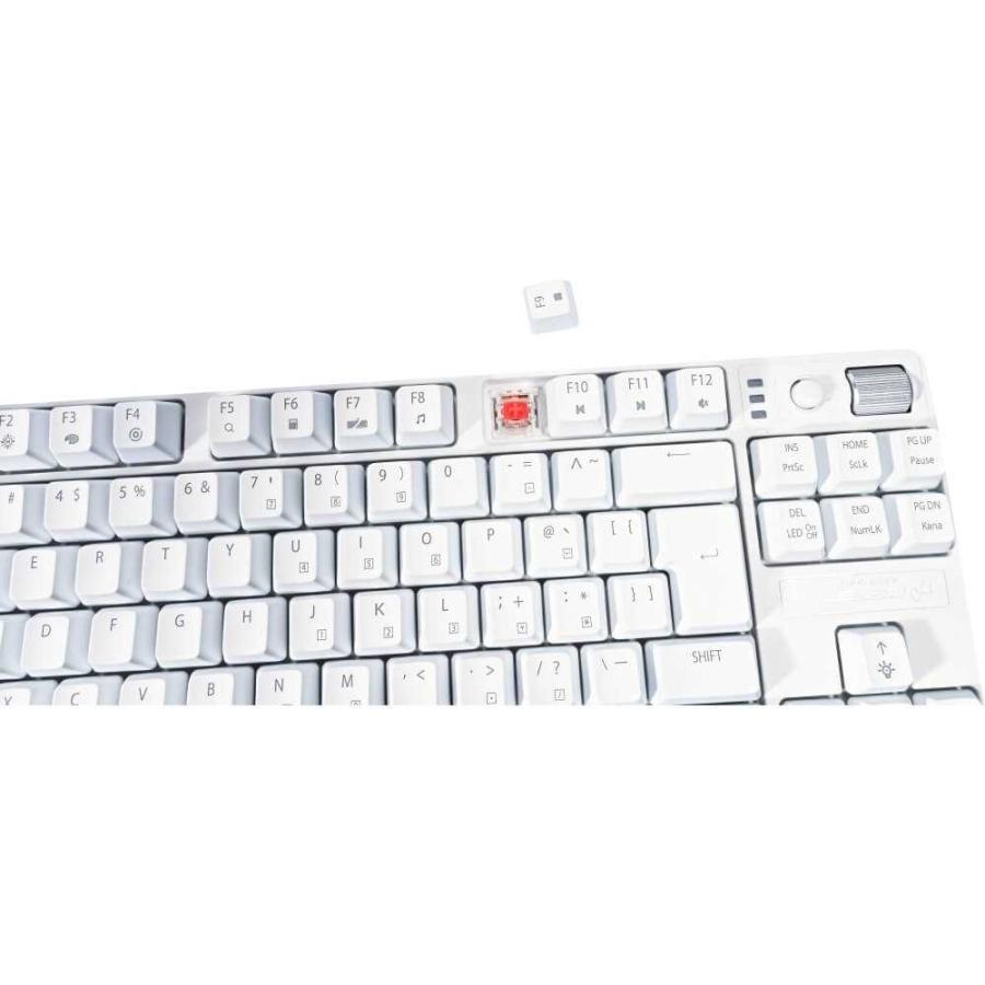 パソコン工房 メカニカルゲーミングキーボード 日本語 赤軸 ホワイト