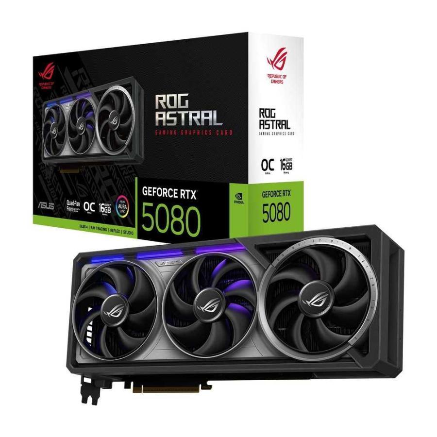 ASUS ROG Astral GeForce RTX 5080 16GB GDDR7 OC Edition ASUS ROG Astral GeForce RTX 5080 16GB GDDR7 OC Edition