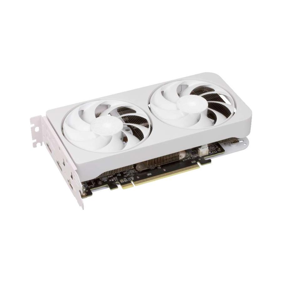 玄人志向 RD-RX9060XT-E16GB/WHITE/DF Radeon RX9060XT 搭載グラフィックカード_1
