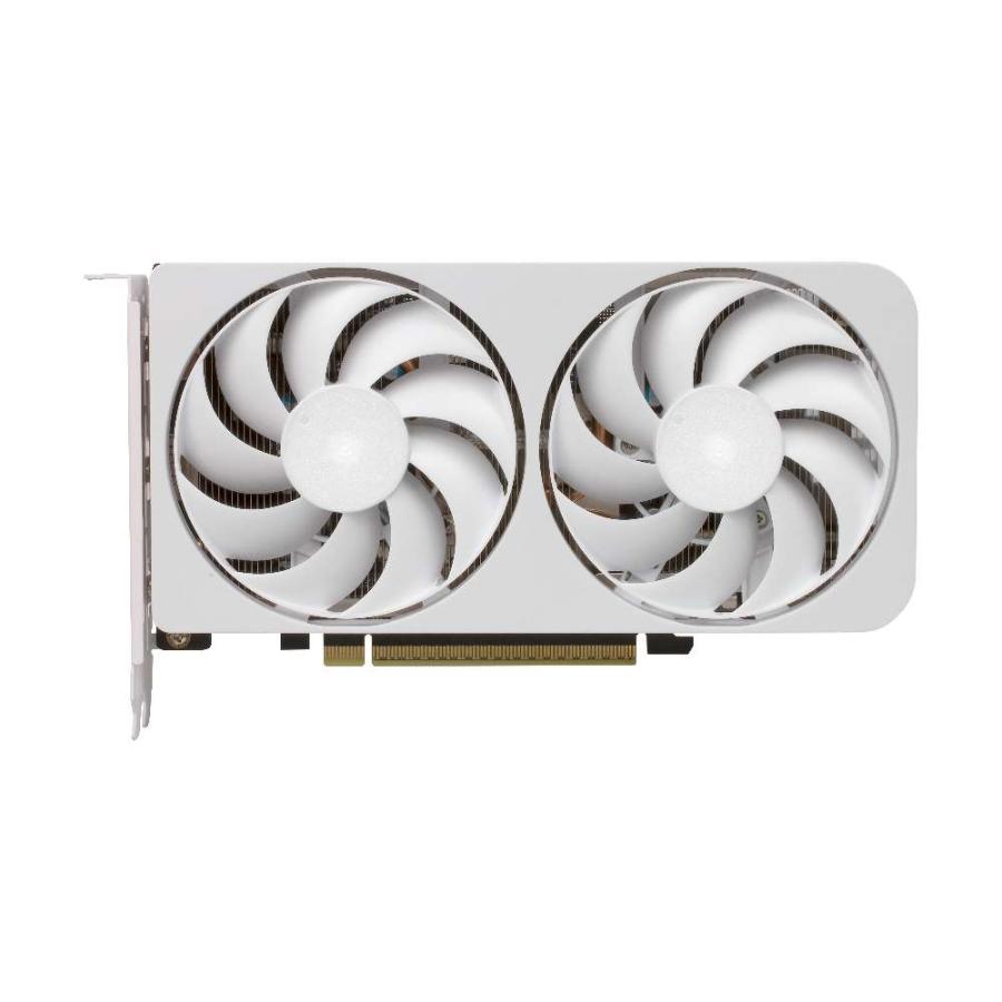 玄人志向 RD-RX9060XT-E16GB/WHITE/DF Radeon RX9060XT 搭載グラフィックカード_3