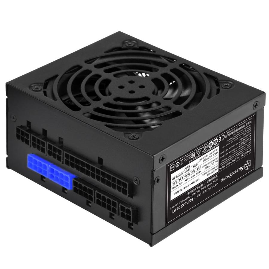 【新品未使用】SilverStone SFX 700W Platinum認証 SilverStone SX700-PT SFXシリーズ大容量700Wの80PLUS PLATINUM認証SFX
