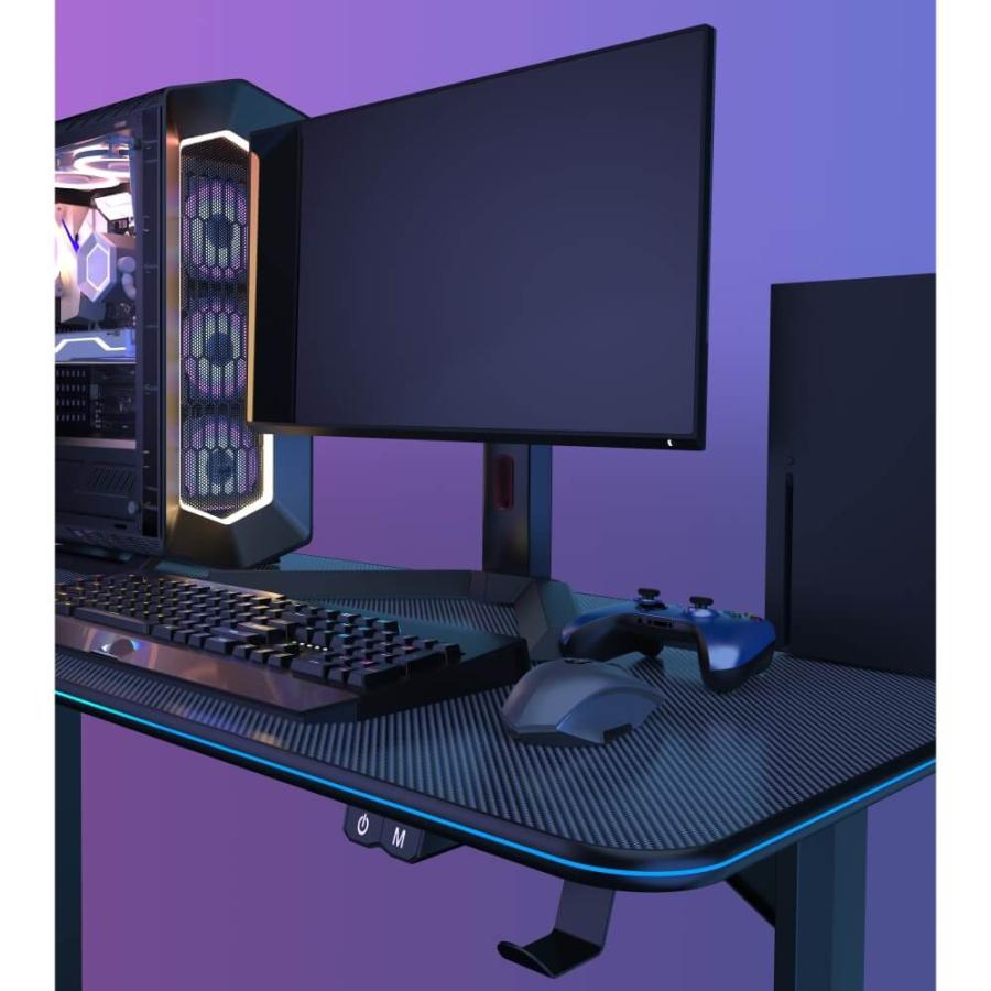 パソコン工房 LEDライト搭載ゲーミングデスク ( LEVEL∞ LEV-GD04  