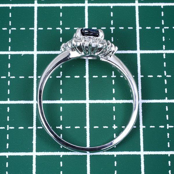 新品1点限り】PT900サファイア0.97ctダイヤモンド0.32ct 素晴らしい色 