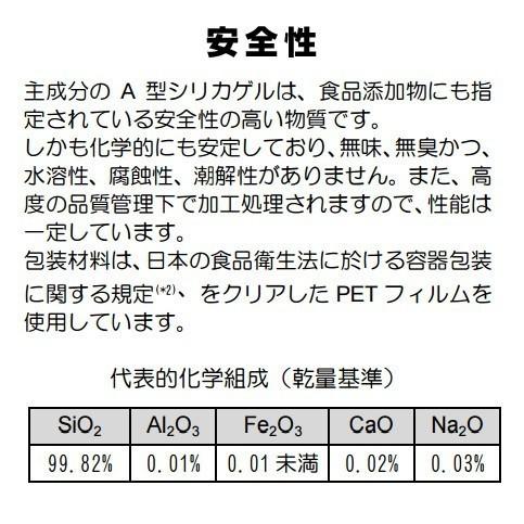 シリカゲル 食品用 乾燥剤 50g×5個 ×2袋 【あすつく送料無料】■SA50g 5個×2■｜ijinjin｜03