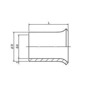 各社〓裸圧着スリーブ　（E形）リングスリーブ　100個入り〓E小 | HOZAN | 01