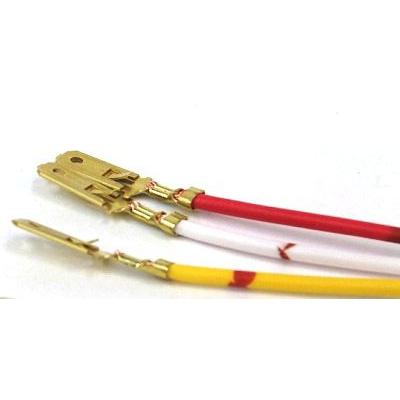 各社〓カプラ用オス端子（7114-2020矢崎品番）付配線コード(AVS0.85sq/1m)黒、赤、白、黄、緑、青 〓 |  | 01