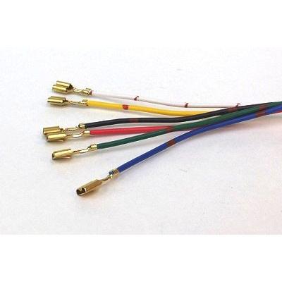 各社〓カプラ用メス端子（7116-2090矢崎品番）付配線コード(AVS2.0sq/1m)黒、赤、白、黄、青 〓 | 