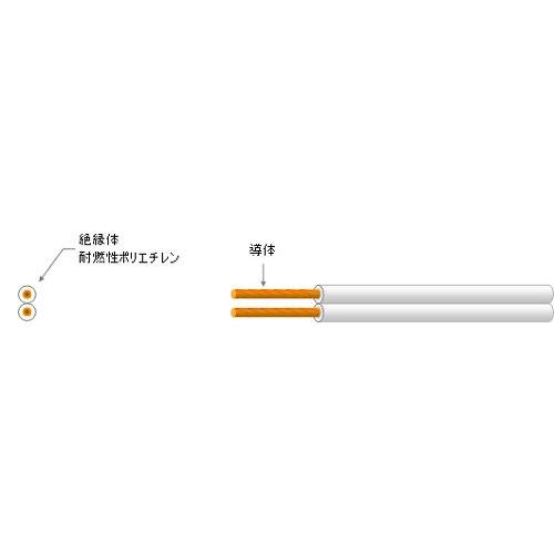 各社 〓 VFF ビニル平形コード　100メートル　1巻 〓 VFF2mm2×2芯 |  | 01
